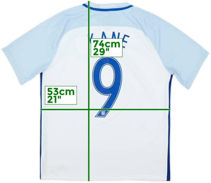 2016-17 England Home Shirt Kane #9 - 6/10 - (L)