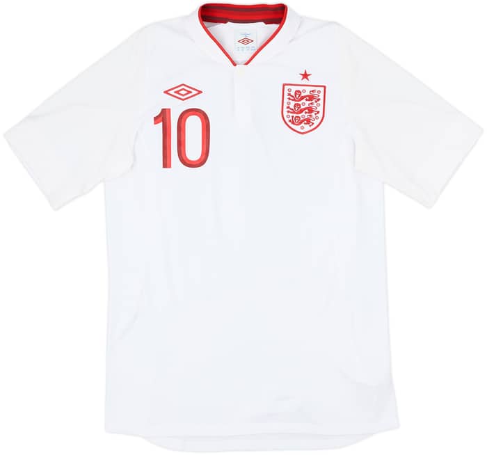 2012-13 England Home Shirt Rooney #10 - 6/10 - (M)
