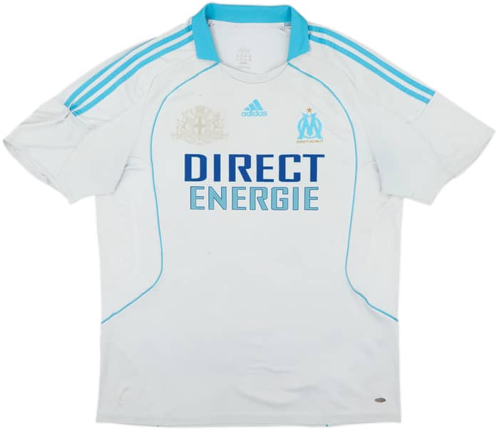2008-09 Olympique de Marsella Local Camiseta - 4/10 - (XXL)