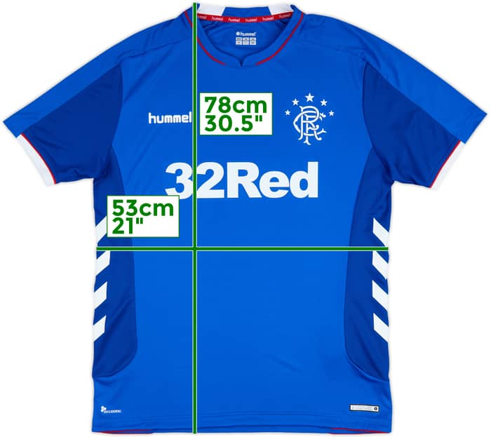 2018-19 Rangers Home Shirt - 10/10 - (XL)