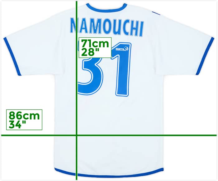 2004-05 Rangers Away Shirt Namouchi #31 - 4/10 - (Y)