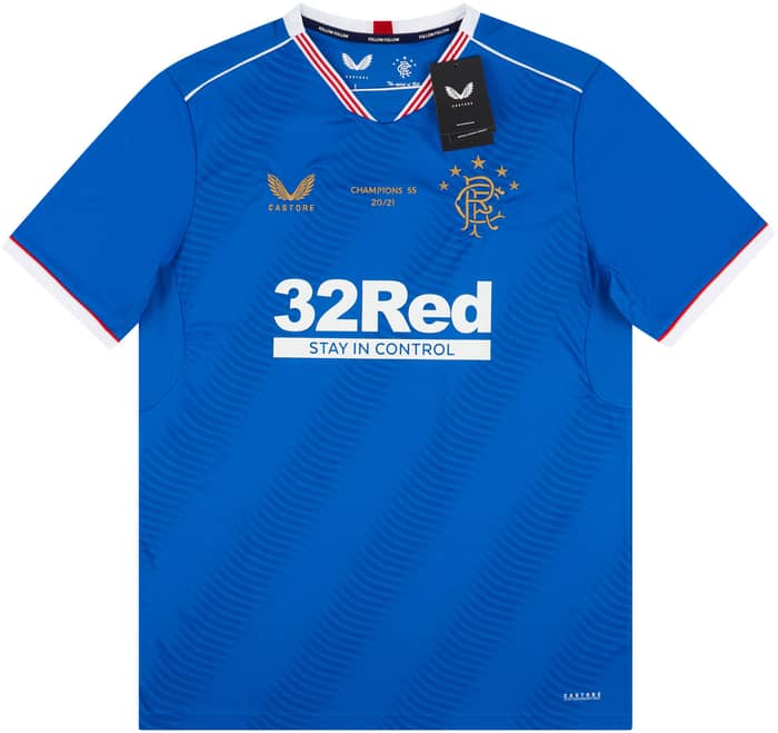 2020-21 Rangers Special Edition 'Champions 55 20/21' Home Shirt Tavernier #2