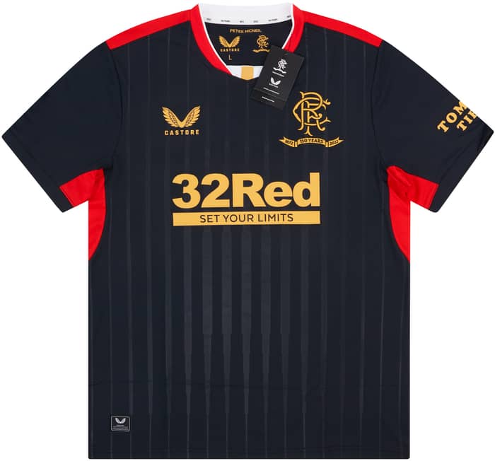 2021-22 Rangers Player Issue Pro '150 Years Anniversary' Away Shirt Morelos #20