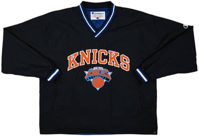 1990s New York Knicks Champion Reversible Pullover Jacket - 8/10 - (XXL)