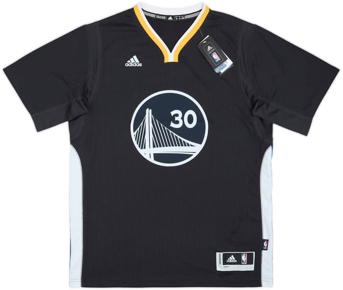 2014-17 Golden State Warriors Curry #30 adidas Swingman Alternate Jersey (M)