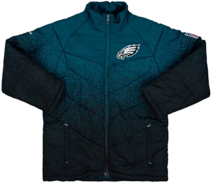 2008-11 Philadelphia Eagles Reebok Rain Coat - 8/10 - (L.Boys)