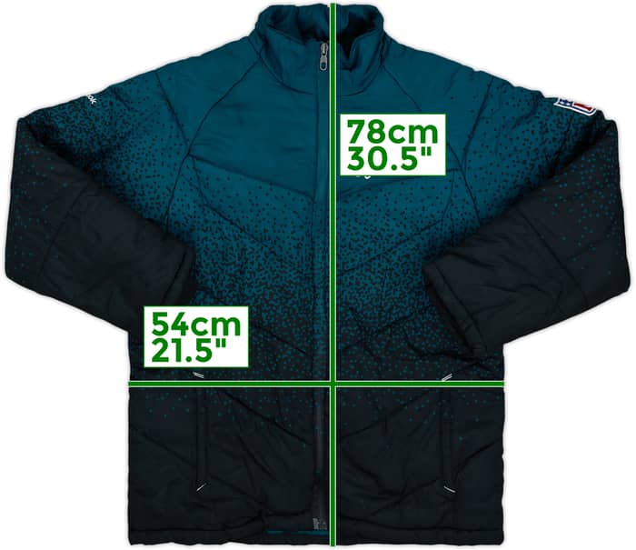 2008-11 Philadelphia Eagles Reebok Rain Coat - 8/10 - (L.Boys)