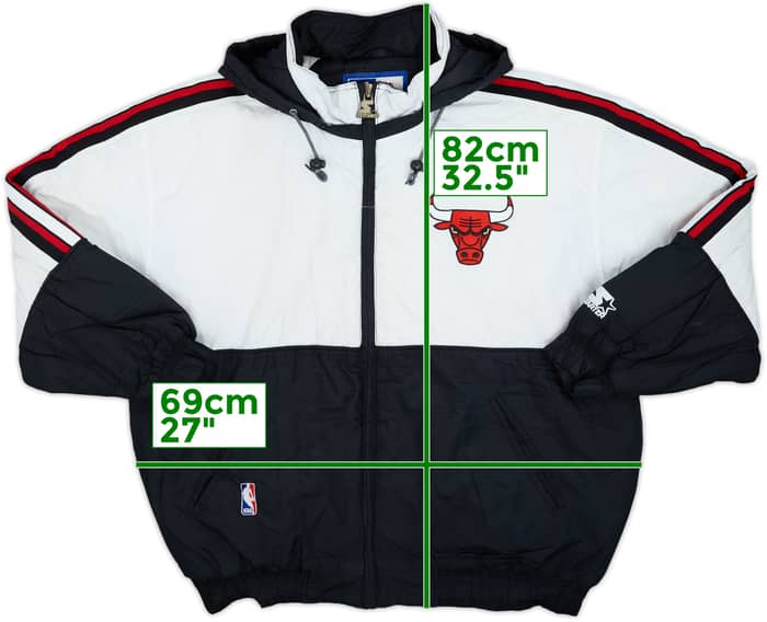 1990s Chicago Bulls Starter Rain Coat - 8/10 - (L)