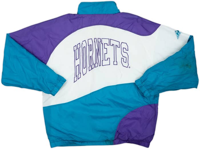 1990s Charlotte Hornets Apex One Windbreaker Jacket - 5/10 - (L)