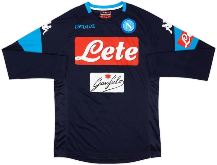 2017-18 Napoli Kappa Training L/S Shirt - 10/10 - (XL)