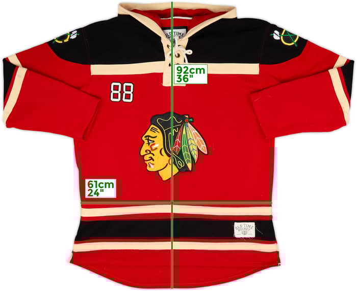 2010s Chicago Blackhawks Kane #88 Old Time Hockey Jersey Sweat Top - 6/10 - (XXL)
