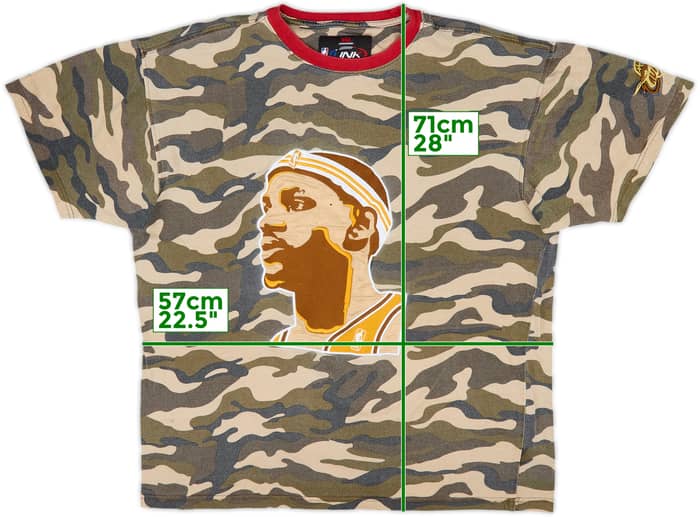 2003-10 Cleveland Cavaliers LeBron James UNK Tee - 5/10 - (XL)