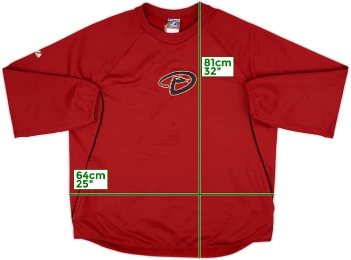 2012 Arizona Diamondbacks Majestic Authentic Training Top - 6/10 - (XXL)