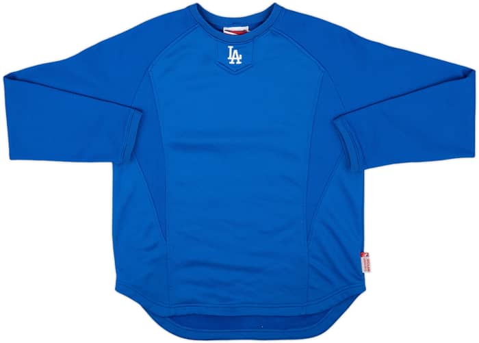 2009 LA Dodgers Majestic Authentic Training Top - 6/10 - (L.Boys)