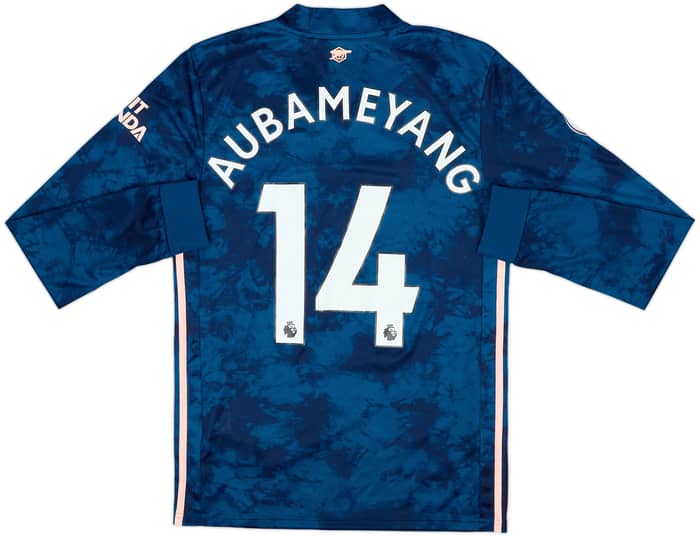 2020-21 Arsenal Third L/S Shirt Aubameyang #14 - 10/10 - (S)