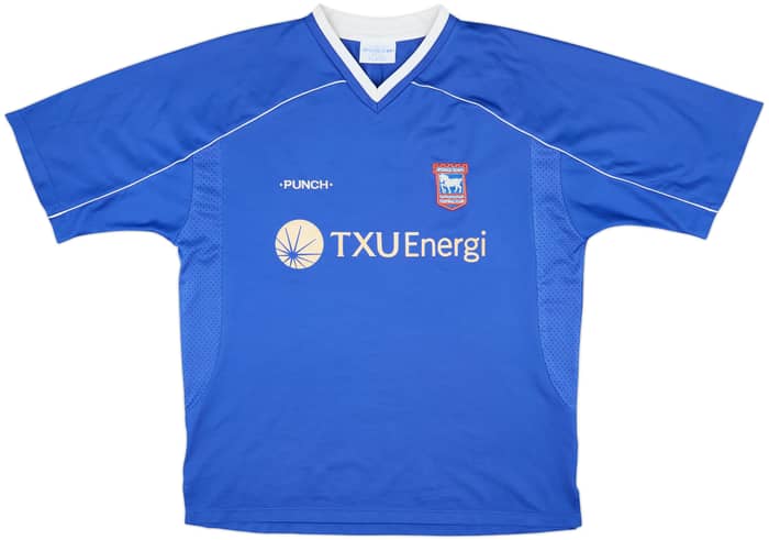 2001-02 Ipswich Home Shirt - 7/10 - (XL)
