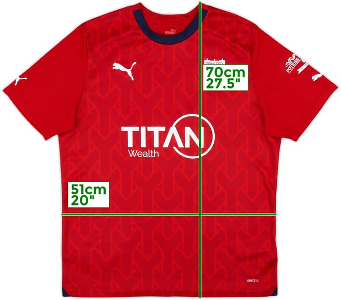 2023-24 York City Home Shirt - 8/10 - (L)