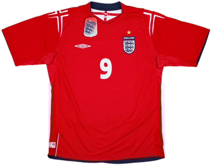 2004-06 England Away Shirt Rooney #9 (XL)