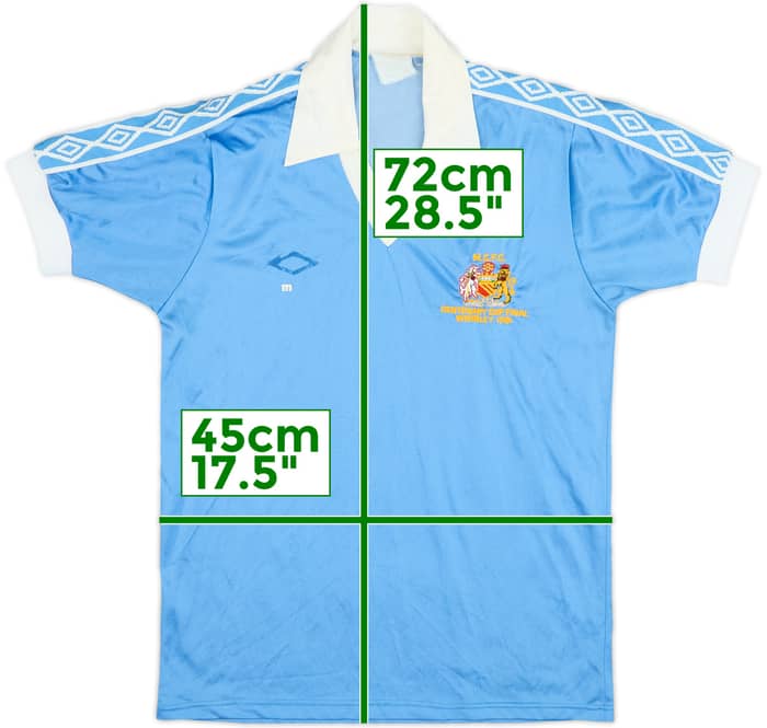 1981 Manchester City FA Cup Final Home Shirt - 4/10 - (S)