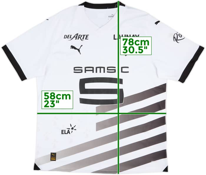 2023-24 Stade Rennais Away Shirt - 10/10 - (XL)