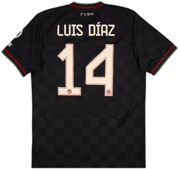 2025-26 Bayern Munich Third Shirt Luis Diaz #14 - 10/10 - (M)