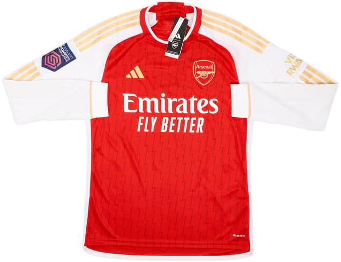 2023-24 Arsenal Home L/S Shirt Williamson #6 (M)
