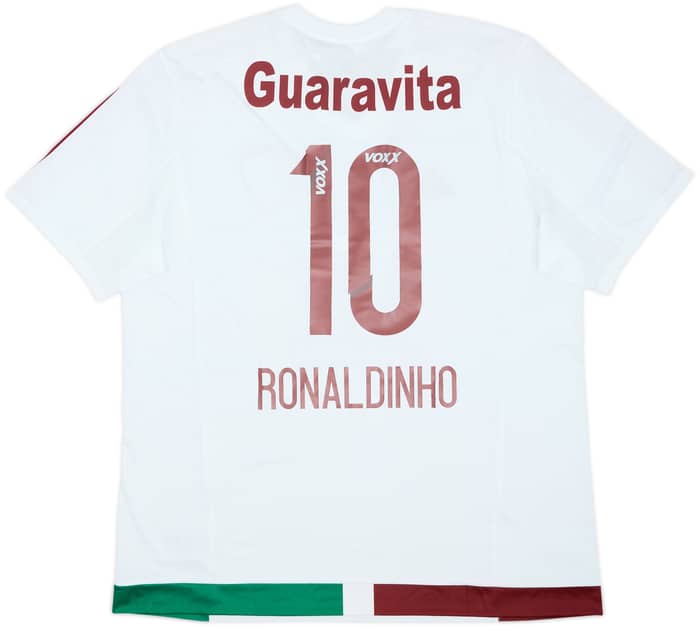 2015 Fluminense Away Shirt Ronaldinho #10 (XL)