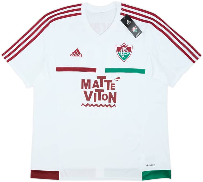 2015 Fluminense Away Shirt Ronaldinho #10 (XL)