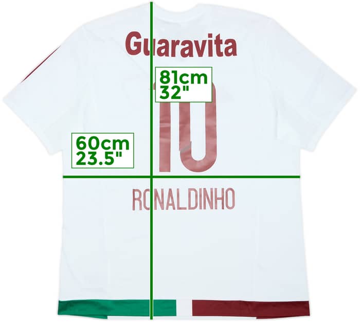 2015 Fluminense Away Shirt Ronaldinho #10 (XL)