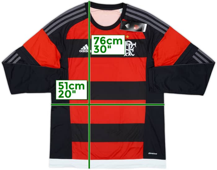 2015-16 Flamengo Home L/S Shirt (M)