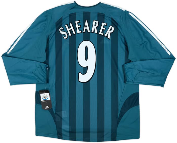 2005-06 Newcastle Player Issue Away L/S Shirt Shearer #9 (XL)