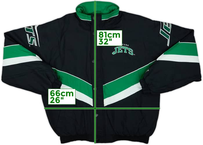 1990s New York Jets Starter Rain Coat - 7/10 - (L)