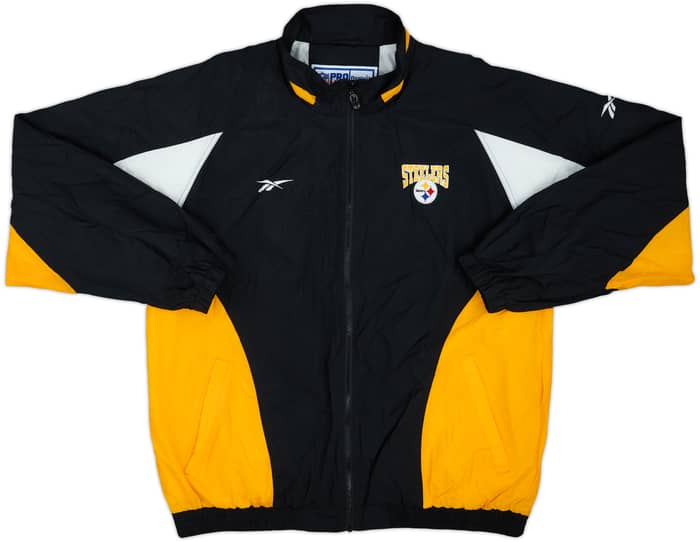 1990s Pittsburgh Steelers Reebok Windbreaker Jacket - 6/10 - (XL)