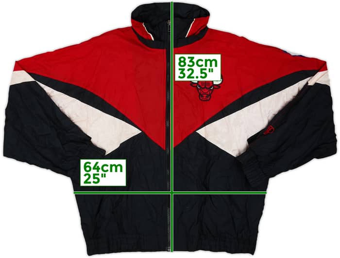 1990s Chicago Bulls Pro Player Windbreaker Jacket - 5/10 - (XL)