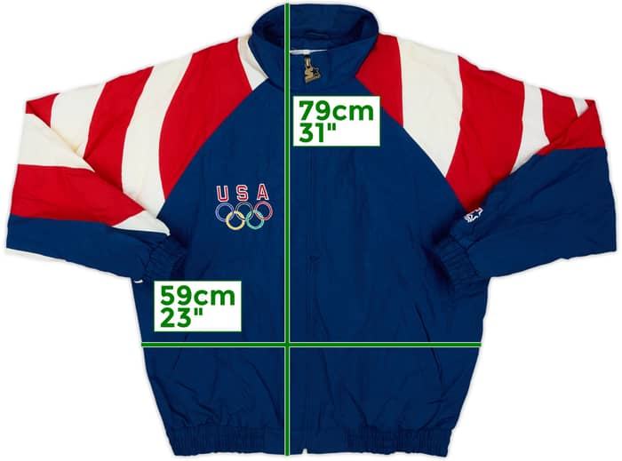 1996 Team USA Olympic Games Starter Windbreaker Jacket - 9/10 - (M)