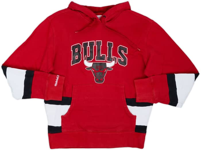 2012-13 Chicago Bulls Mitchell & Ness Hooded Sweat Top - 8/10 - (M)