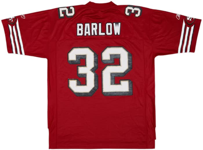 2005 San Francisco 49ers Barlow #32 Reebok Premier Home Jersey - 5/10 - (XL)