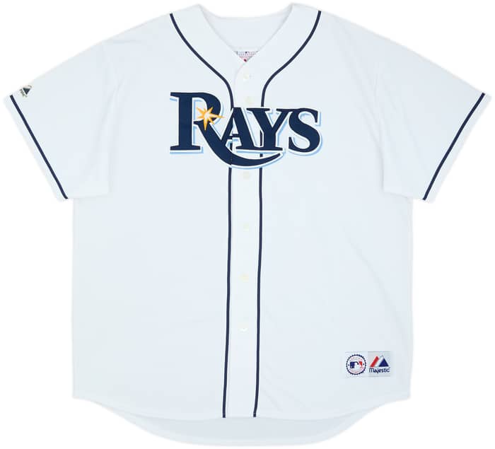 2008 Tampa Bay Rays Majestic Home Jersey - 9/10 - (XL)