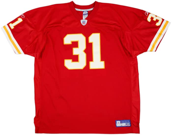 2002-04 Kansas City Chiefs Holmes #31 Reebok Authentic Home Jersey - 8/10 - (3XL)