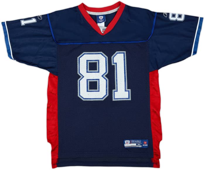 2009 Buffalo Bills Owens #81 Reebok On Field Home Jersey - 8/10 - (XL.Boys)