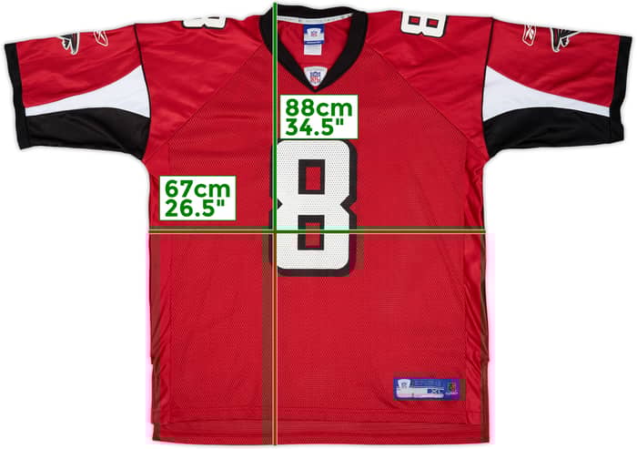 2005-06 Atlanta Falcons Schaub #8 Reebok On Field Home Jersey - 9/10 - (XL)