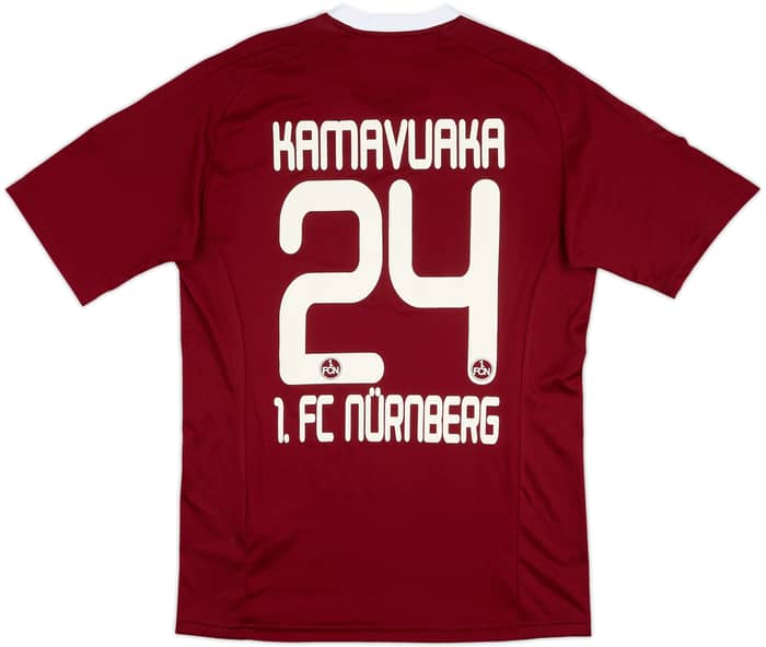 2012-13 Nurnberg Player Issue Squad Signed Home Shirt Kamavuaka #24 - 8/10 - (L)