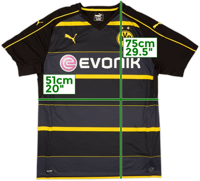 2016-17 Borussia Dortmund Away Shirt - 9/10 - (L)