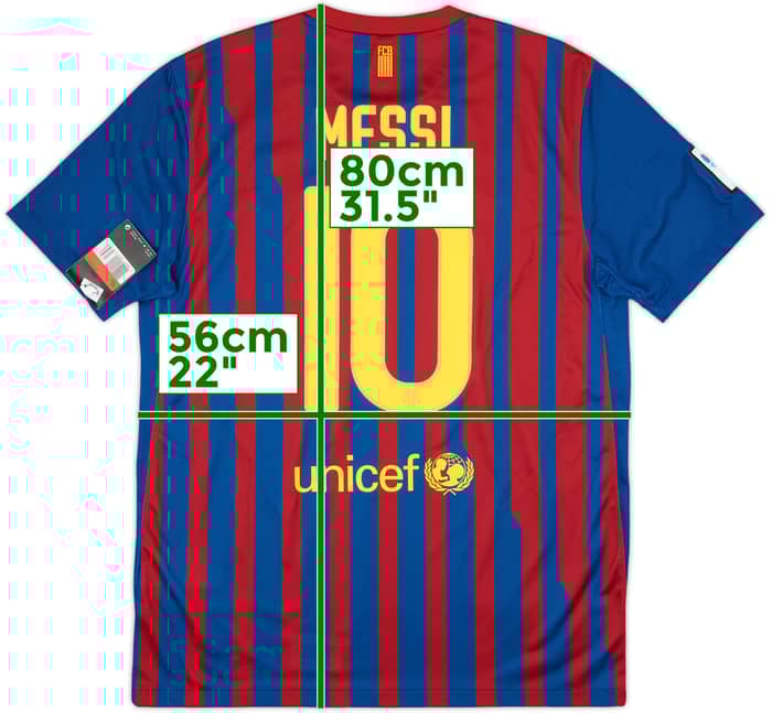 2011-12 Barcelona Home Shirt Messi #10 (L)