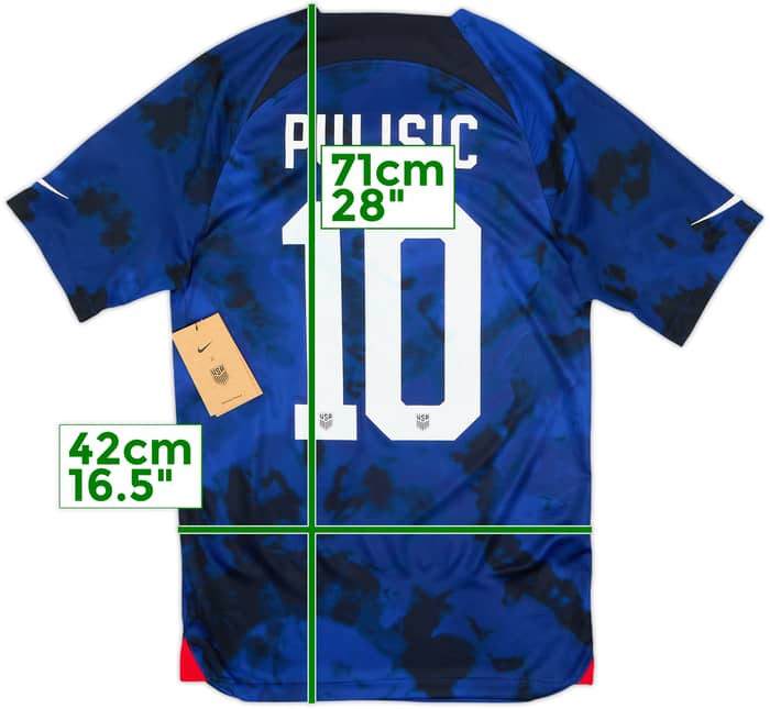 2022-23 USA Away Shirt Pulisic #10 (XS)