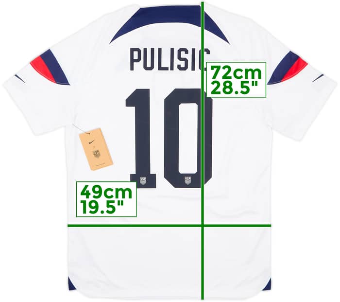 2022-23 USA Home Shirt Pulisic #10 (M)