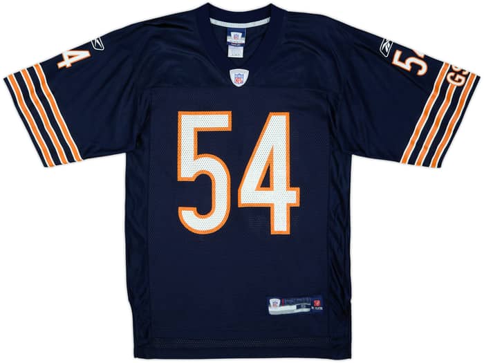 2007 Chicago Bears Urlacher #54 Reebok On Field Home Jersey - 9/10 - (S)
