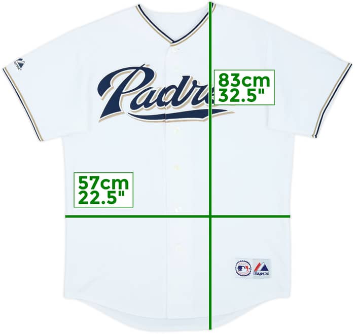 2004-09 San Diego Padres Majestic Home Jersey - 8/10 - (M)