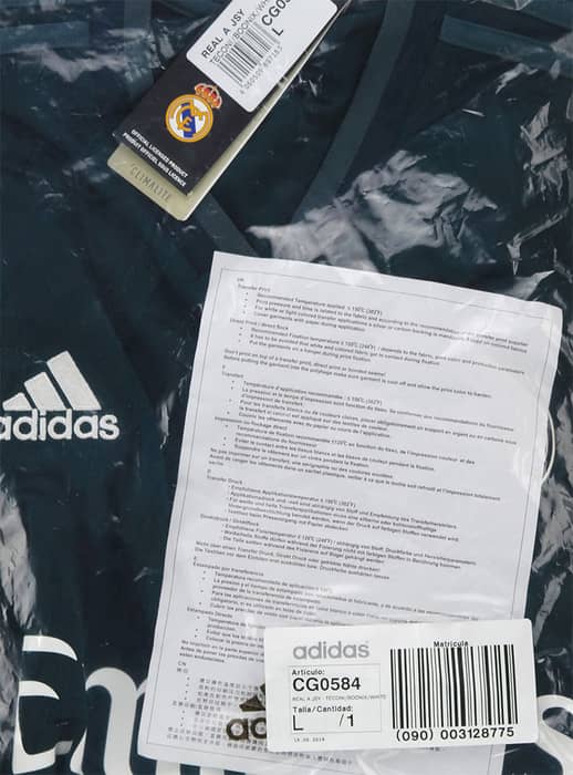 2018-19 Real Madrid Away Shirt