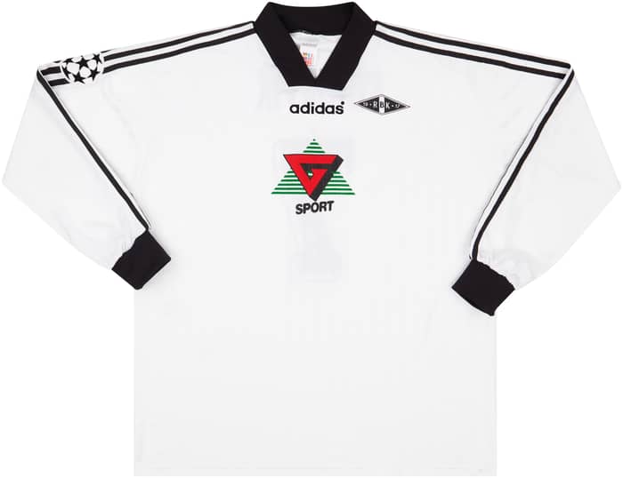 1996-97 Rosenborg Match Worn Champions League Home L/S Shirt Staurvik #7 (v Gothenburg)